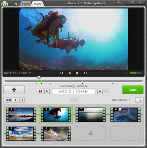 Bandicut Video Cutter, Joiner and Splitter Software